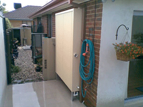 Steel rainwater tanks