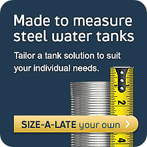 Steel Rainwater Tank Sizealator