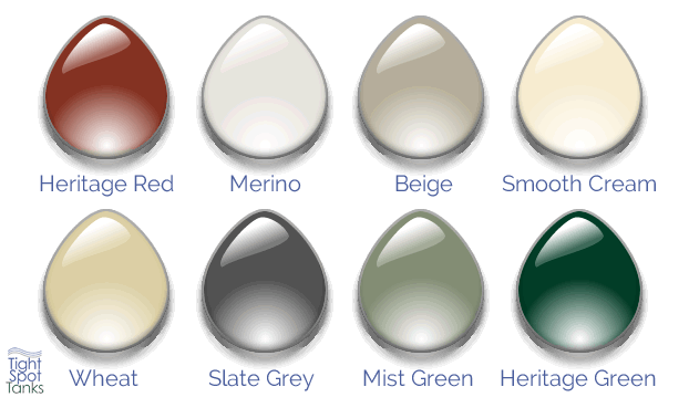 slimlinetank colour chart