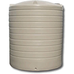 7000 Litre Poly Round Rainwater Tank