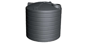 5000 Litre Round Poly Enviro Rainwater Tank