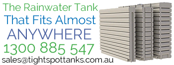 Rainwater Tank That Fits Anywhere