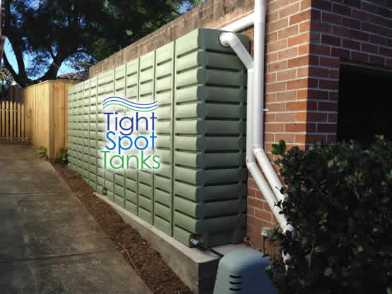 3000 litre thintank on fence 3000 litre thintank on fence