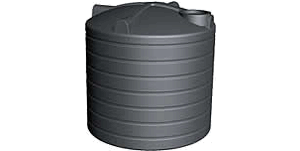 5000 Litre Round Poly Enviro Rainwater Storage Tank
