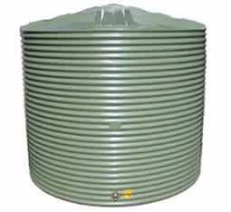 10000 litre corrugated round rain water storage tank