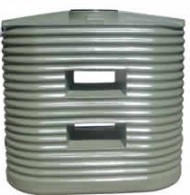 1250 Litre Corrugated Slimline Water Tank
