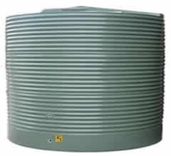 5000 litre round corrugated rain water tank